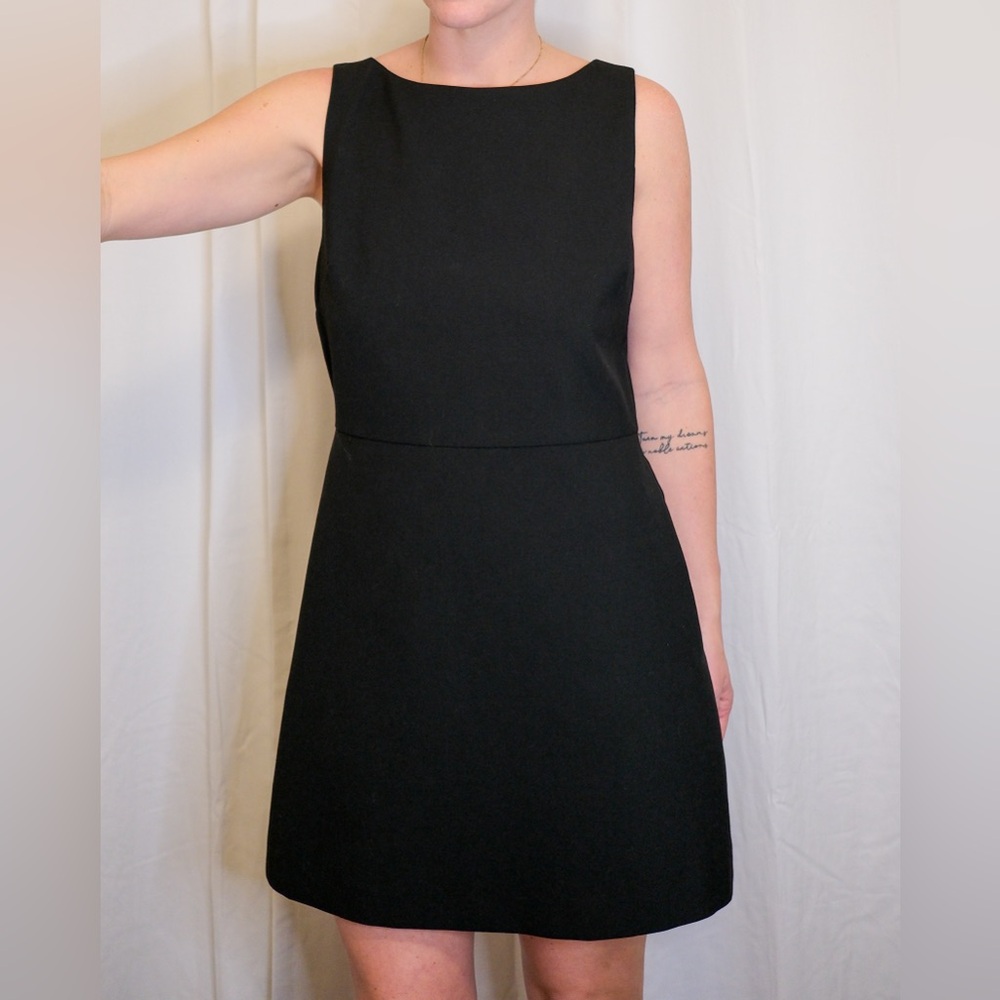 Aritzia Babaton Bond Dress Black Mini Dress